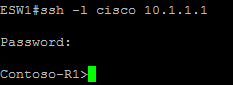 Cisco SSH Commands